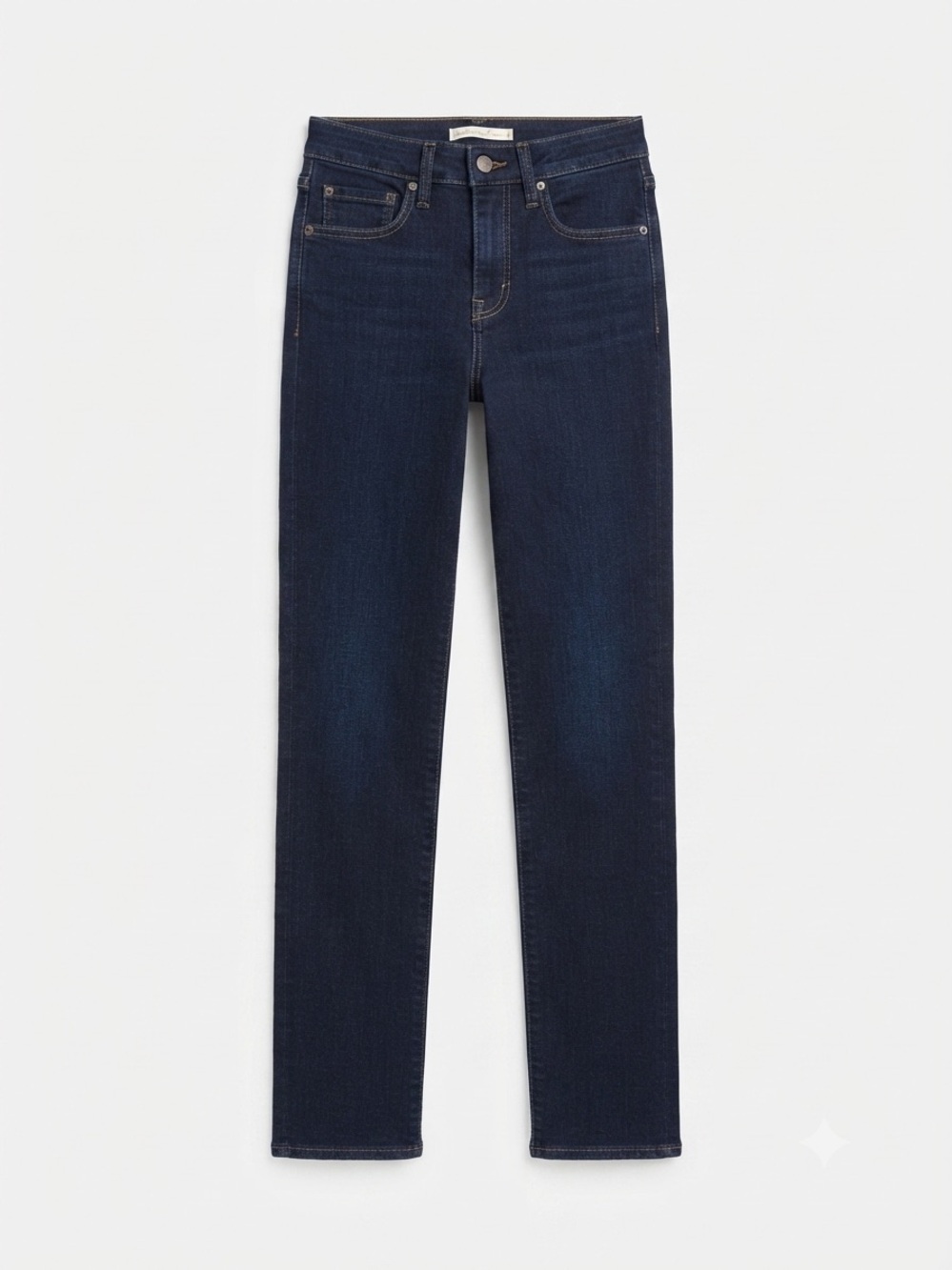 Levi's 724 High Rise Dark Wash Blue Straight Jeans Size 25  Capsule Minimalist